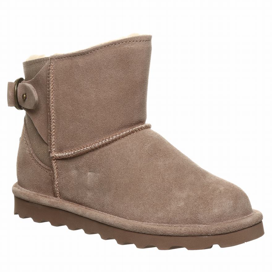 Bearpaw Betty Snow Boots UK - Women's Boots Grey/Brown ||LYVTPK-279||